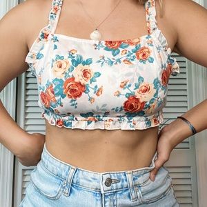 Floral tank top